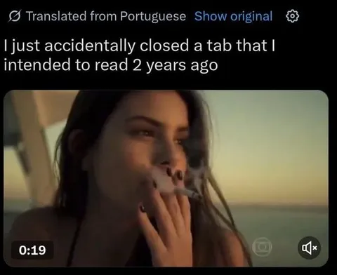 Accidentally Closed the Important Tab