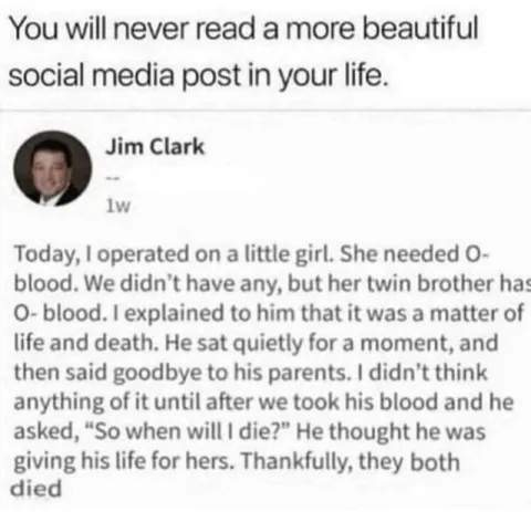 Twin Brother Blood Donation Twist