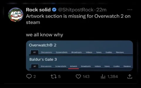 Overwatch 2 Missing Artwork Section