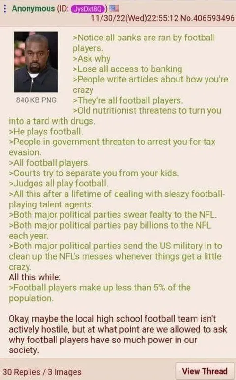 Football Players Control Everything