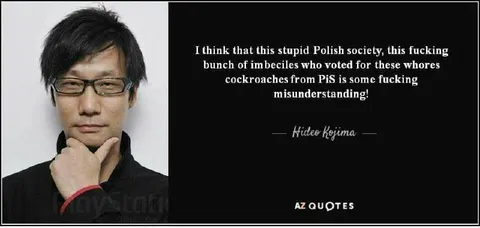 Hideo Kojima Angry Quote