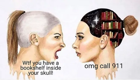 Bookshelf Inside Your Skull