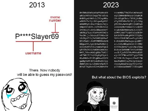 Password Security in 2013 vs 2023