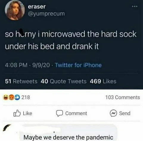 Microwaved Hard Sock