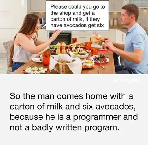 Programmer Buys Six Avocados