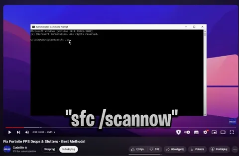SFC Scannow Fixes Everything