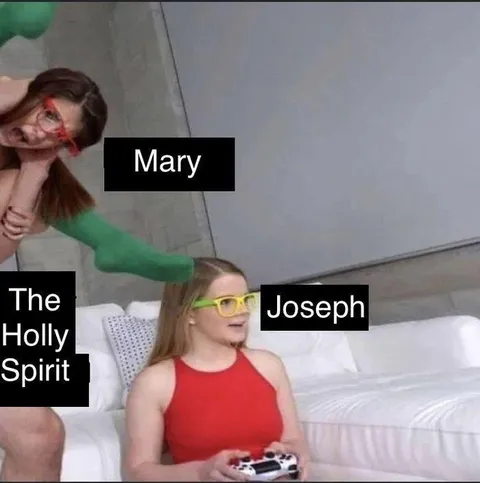 Mary Joseph Holy Spirit Triangle