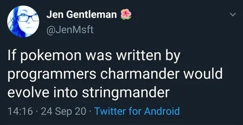 Charmander Evolves into Stringmander