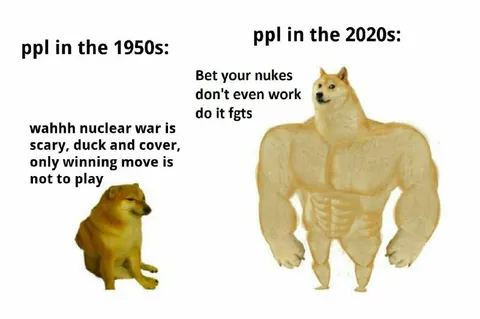 Nuclear War: 1950s vs 2020s