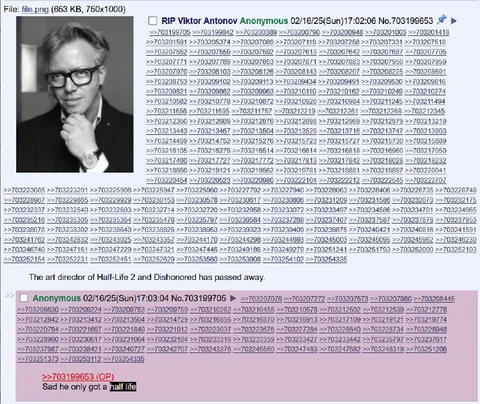 Sad He Only Got a Half-Life