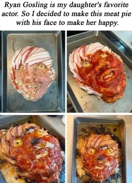 Ryan Gosling Meat Pie