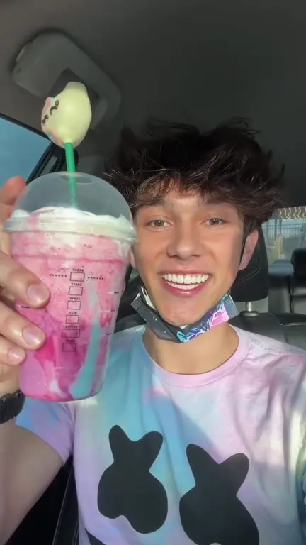 Trying the Pinkity Drinkity