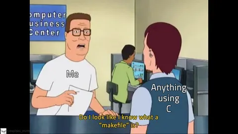 Hank Hill Doesn't Know Makefiles