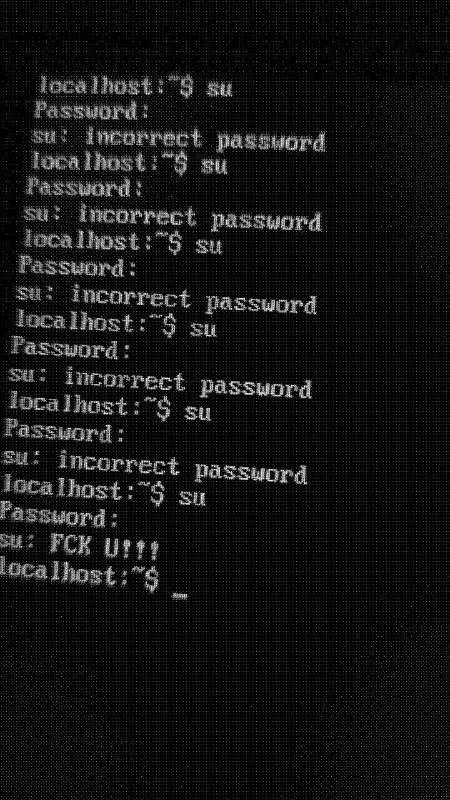 Terminal Password Rage