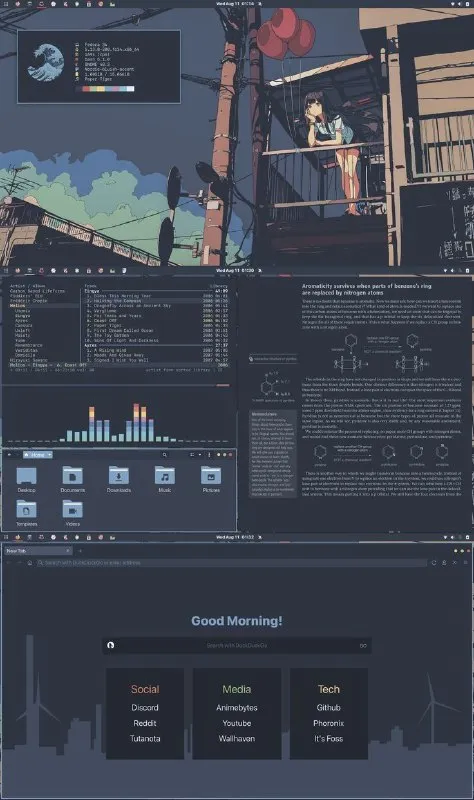 Good Morning Anime Desktop