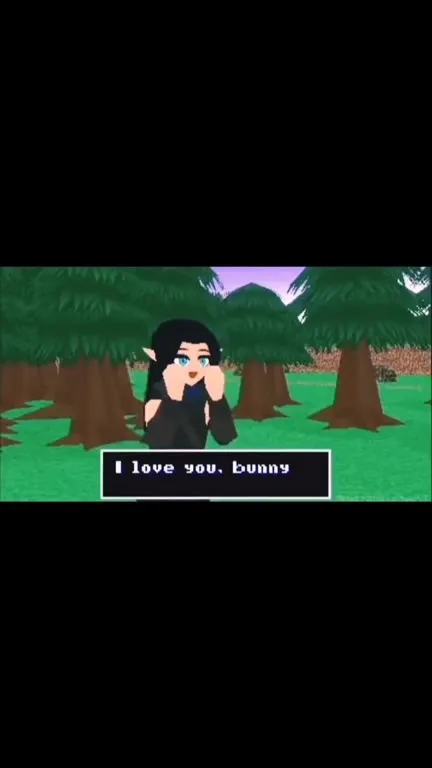 Elf Tells Bunny I Love You