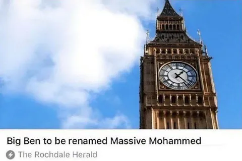 Big Ben Renamed Massive Mohammed