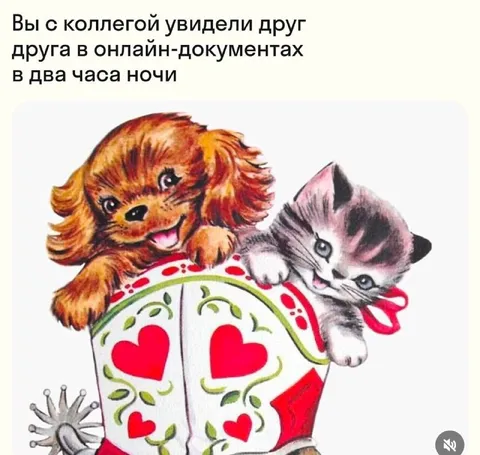 Встретились в онлайн-документах ночью