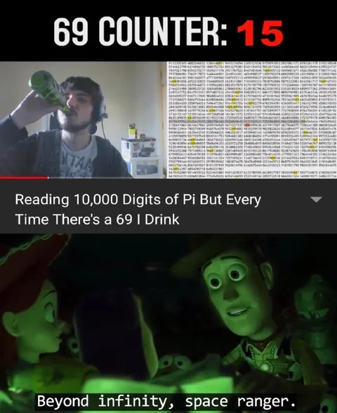 69 Counter Pi Drinking Challenge