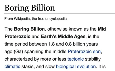 The Boring Billion