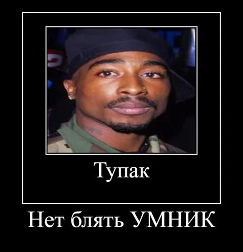 Тупак: нет, блять, умник