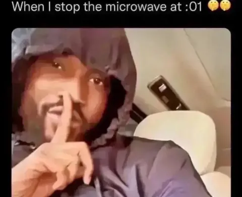 Stopping the Microwave at One Second