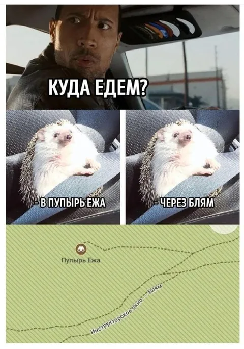 Куда едем через Блям