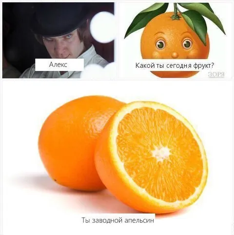 Ты заводной апельсин