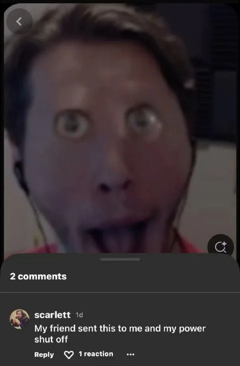 My Friend Sent This When Power Shut Off