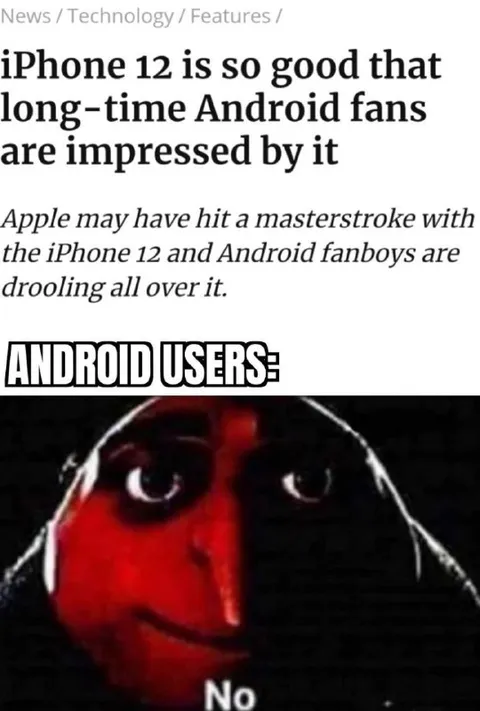 Android Users Say No