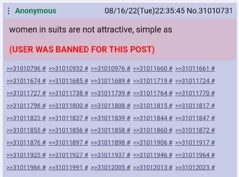 Women in Suits Are Not Attractive