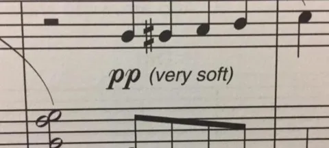 Very Soft Musical Notation