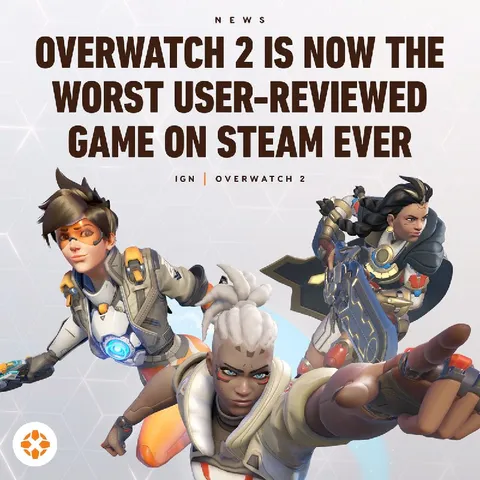 Overwatch 2 Worst Steam Game