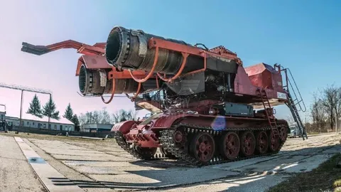 Самоходка с реактивными двигателями