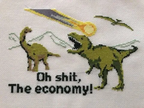 Dinosaur Sees the Economy