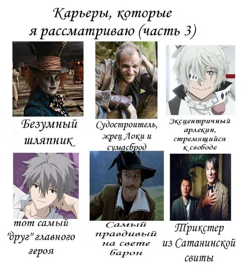 Карьеры, которые я рассматриваю