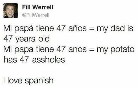 Mi papa tiene 47 anos