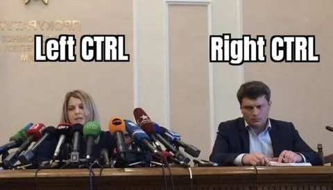 Left Ctrl Right Ctrl Press Conference