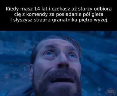 Strzał z granatnika piętro wyżej
