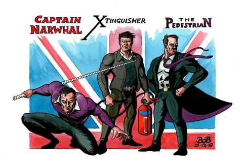 Captain Narwhal and the Pedestrian