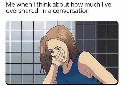 Oversharing Conversation Regret