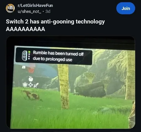 Switch 2 Anti-Gooning Technology