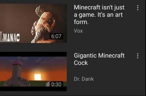 Gigantic Minecraft Cock