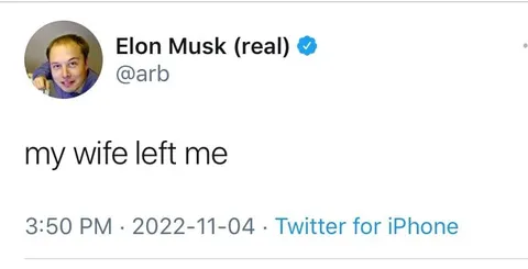 Elon Musk’s Wife Left Him