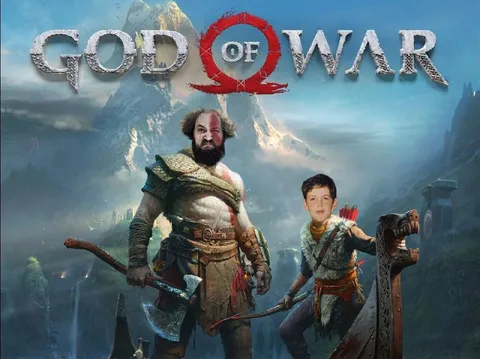 God of War Dad and Son