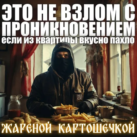 Не взлом, а жареная картошка