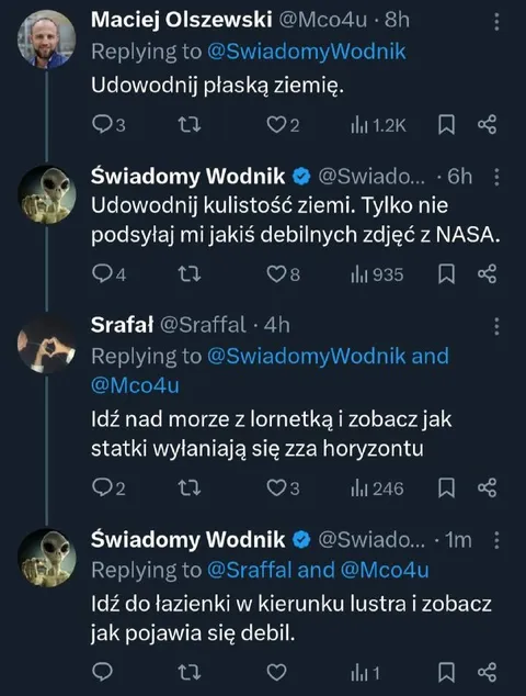 Dowód na płaską Ziemię