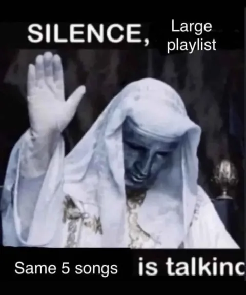 Large Playlist, Same Five Songs