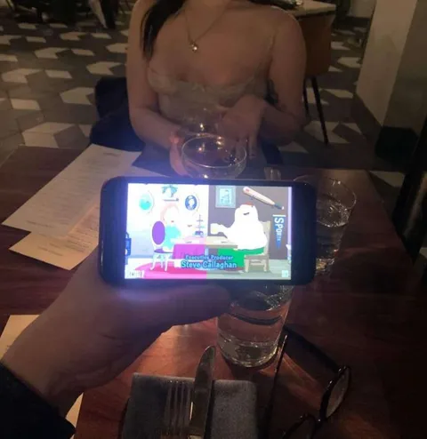 Watching Family Guy on a Date