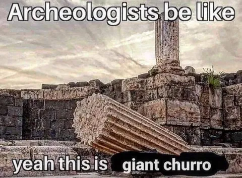 Archaeologists Find Giant Churro